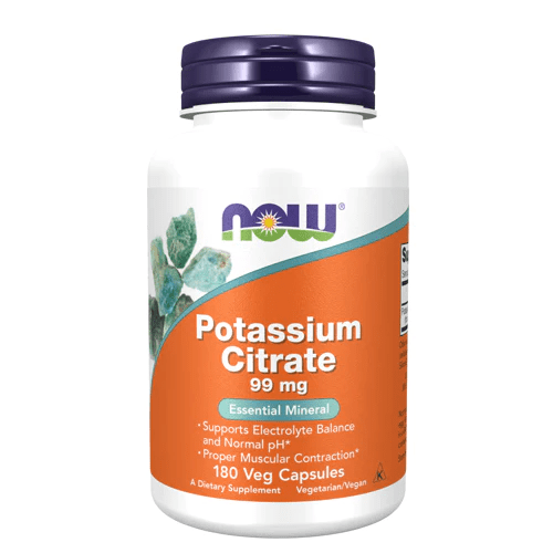 Picture of Now Foods Potassium Citrate 99mg - 180 Veg Capsules