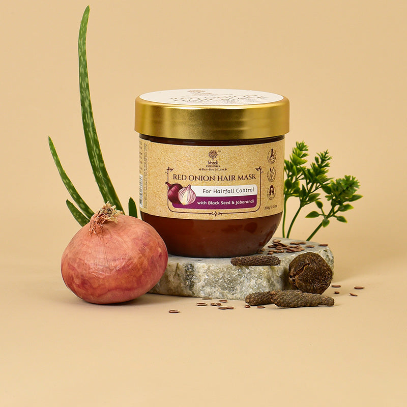 Picture of Khadi Essentials Red Onion Hair Mask - 200 GM