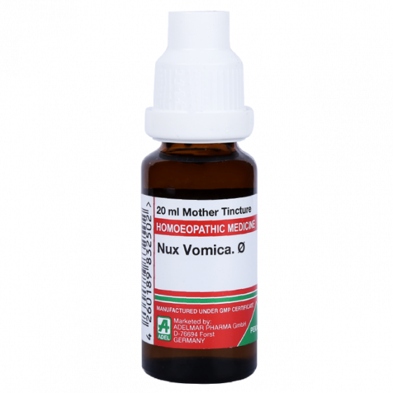 Picture of ADEL Nux Vomica Mother Tincture Q - 20 ml