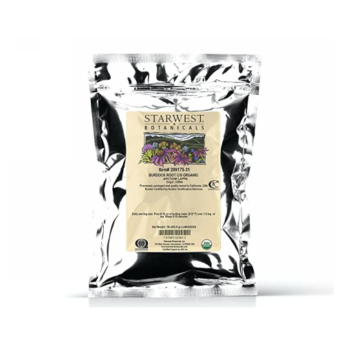 Picture of Starwest Botanicals Organic Burdock Root C/s