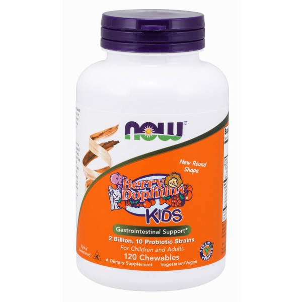 Picture of Now Foods Berrydophilus Kids - 120 Chewables 