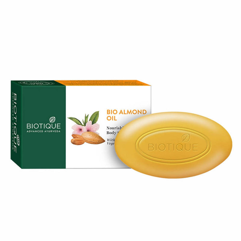 Picture of Biotique Advanced Ayurveda Bio Almond Oil Nourishing Body Soap - Pack Of 3
