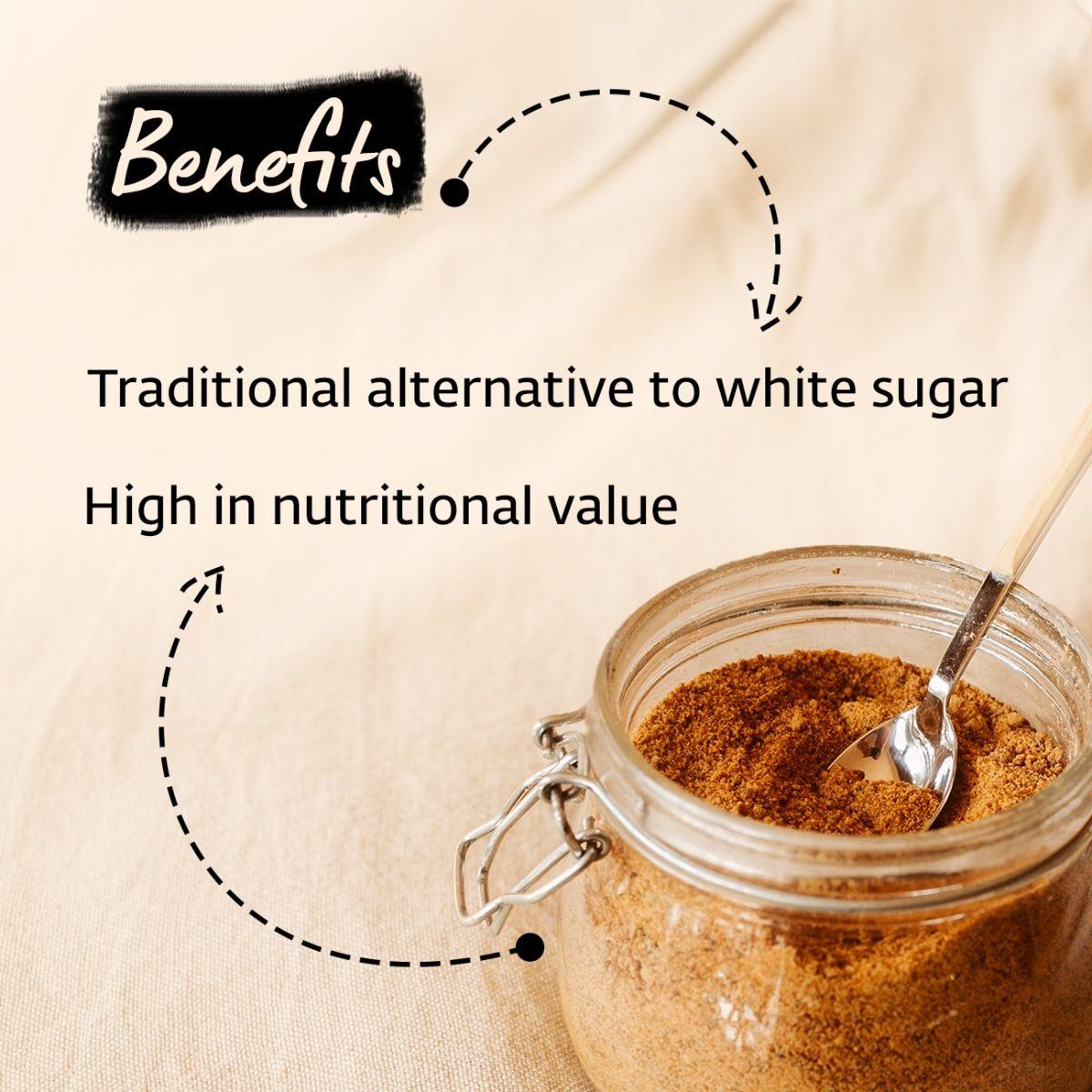 Picture of Isha Life Pure and natural Jaggery. Great alternative to white sugar. Chemical free. High in nutrition (1kg)