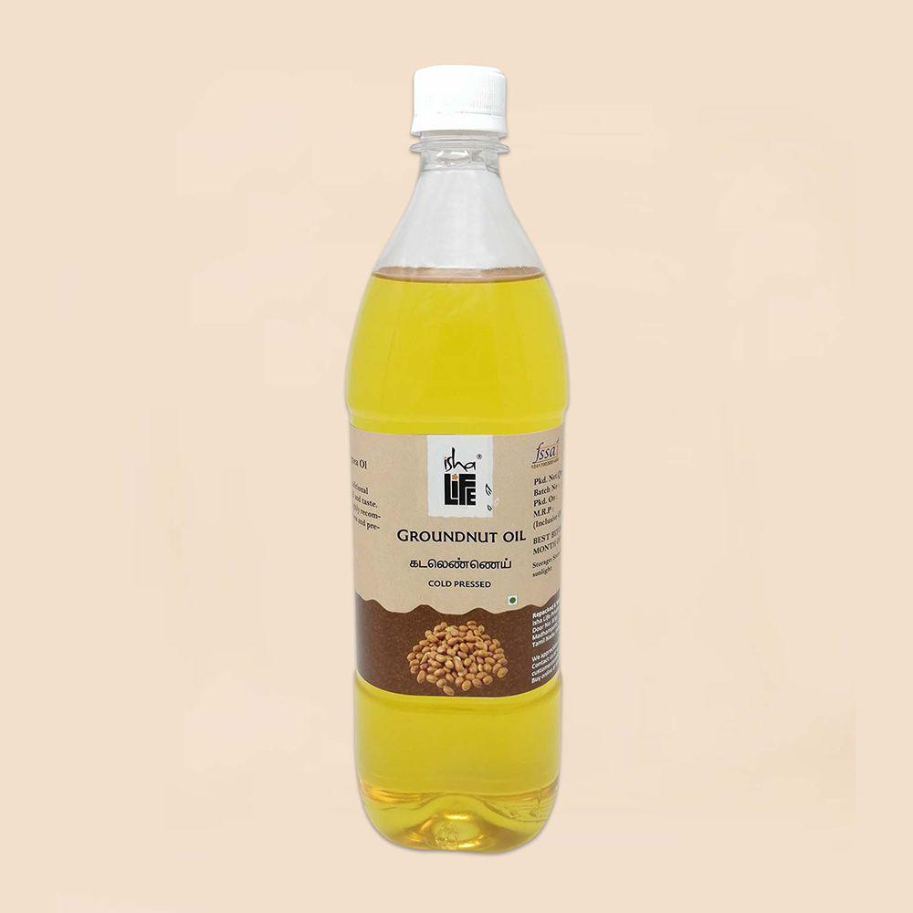 Picture of Isha Life Natural Cold pressed Groundnut Oil (1 Litre)