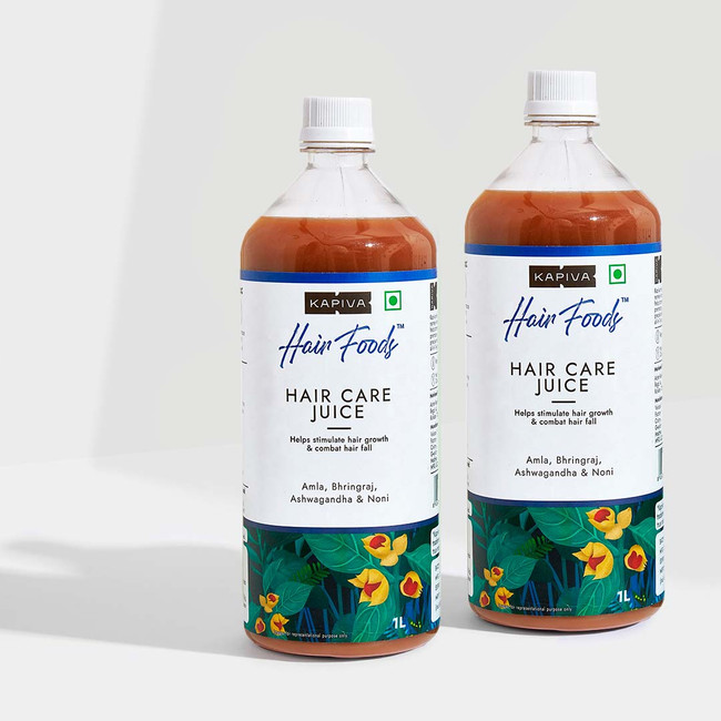 Picture of Kapiva Ayurveda Hair Care Juice - Pack of 2(1 month) - 1L