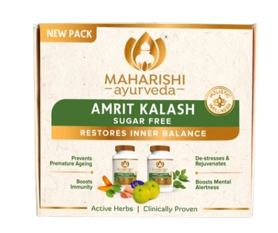 Picture of Maharishi Ayurveda  Amrit Kalash Dual Pack With Sugar Free Tablets - Combo