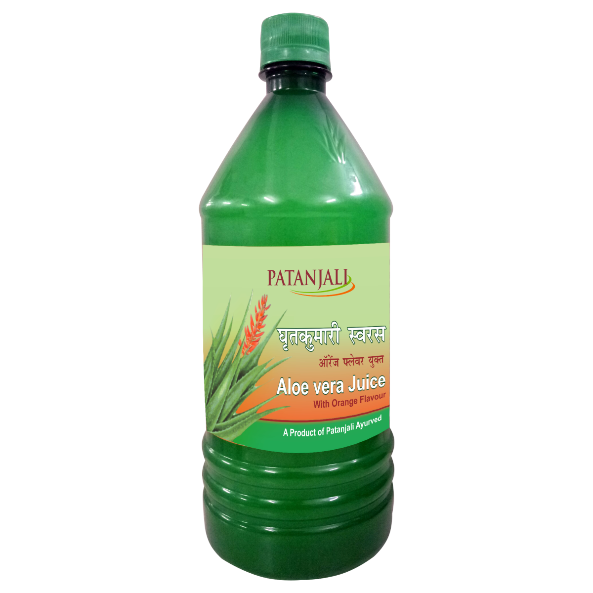 Picture of Patanjali Aloevera Juice with Fiber and Orange Flavour 1000 ml