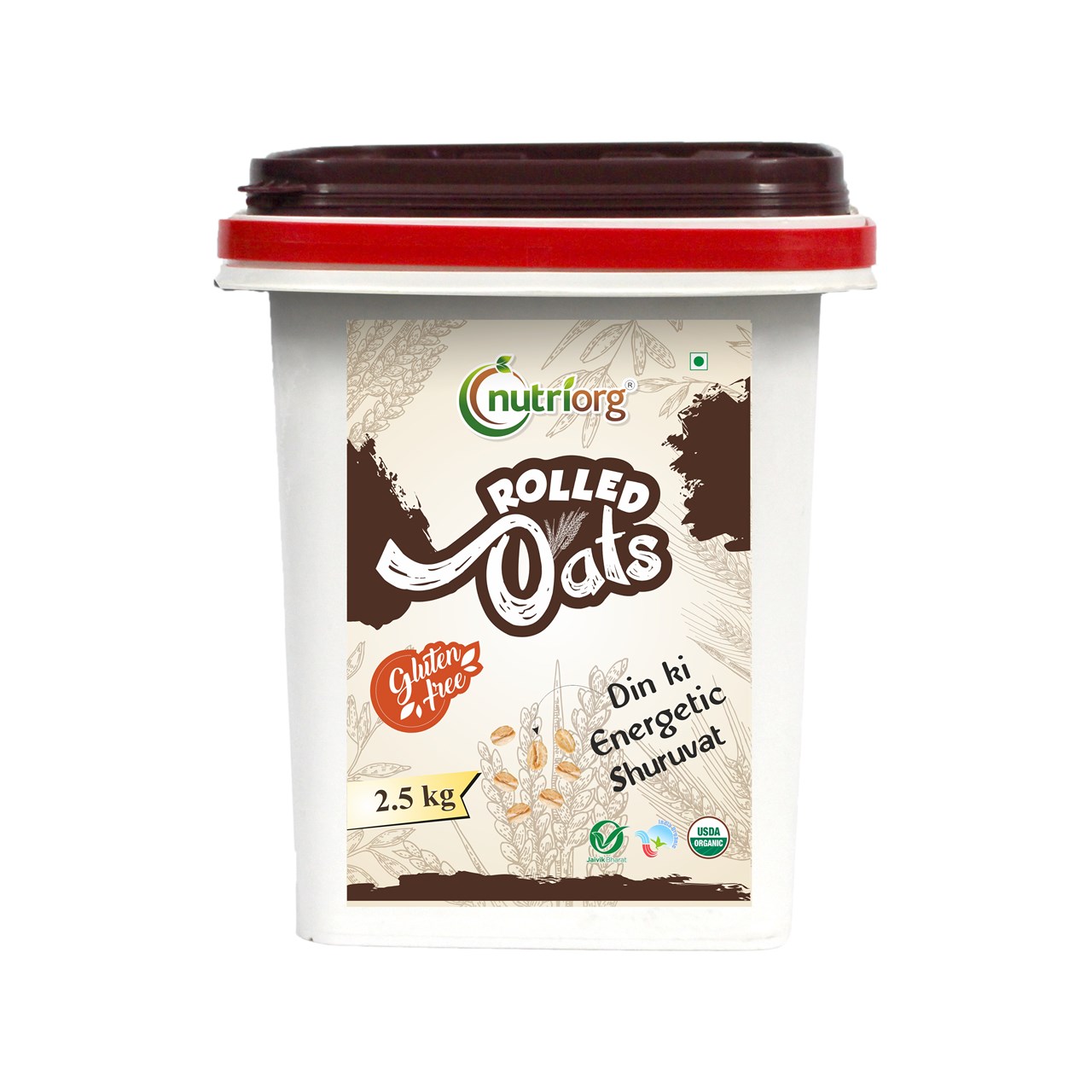 Picture of Nutriorg Certified Organic Rolled Oats 2.5kg