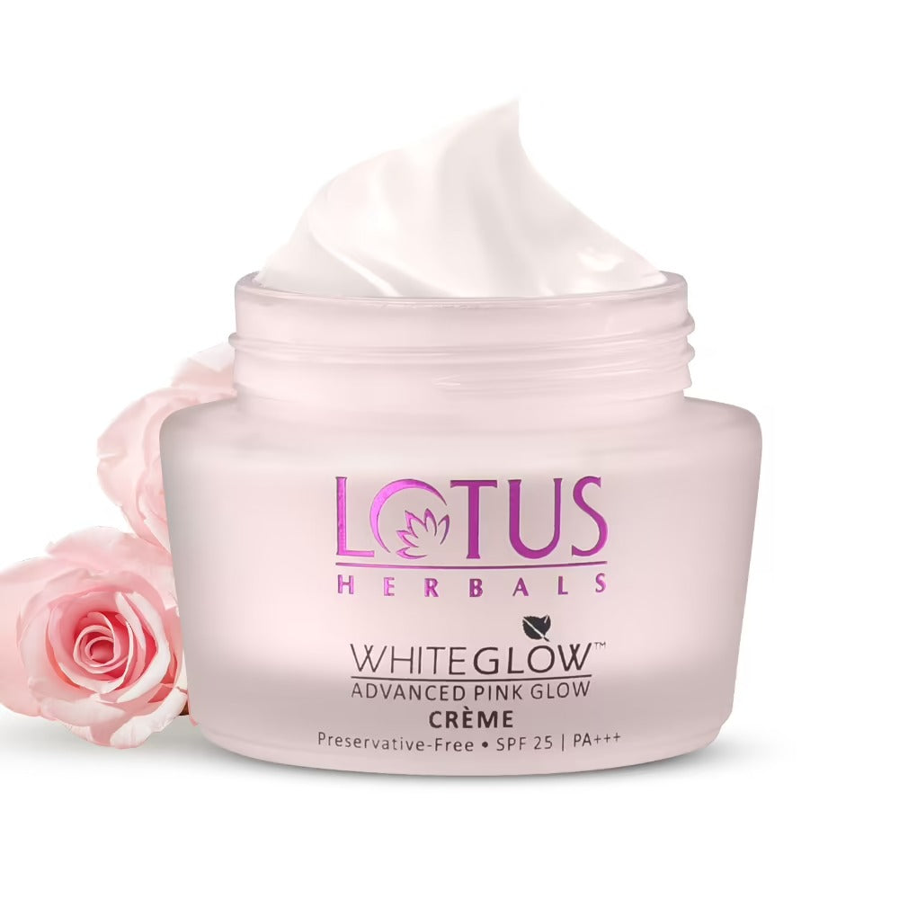 Picture of Lotus Herbals Whiteglow Advanced Pink Glow Creme Spf 25 I PA+++ - 50 GM