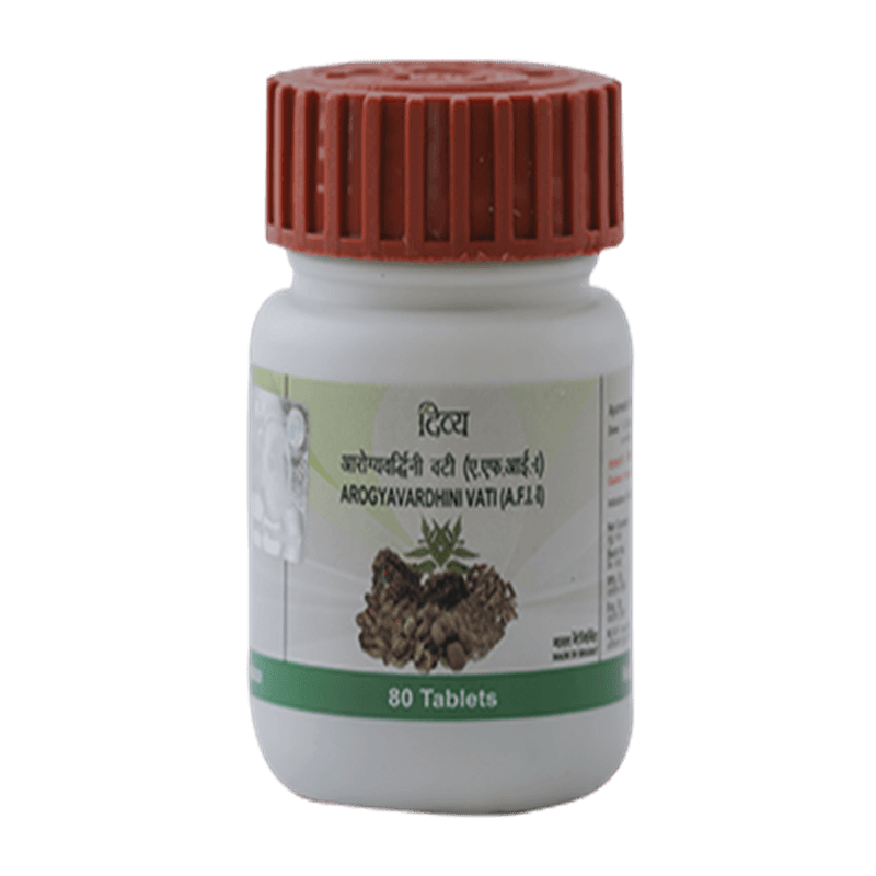 Picture of Patanjali Divya Arogyavardhini Vati - 80 Tabs - Pack of 1