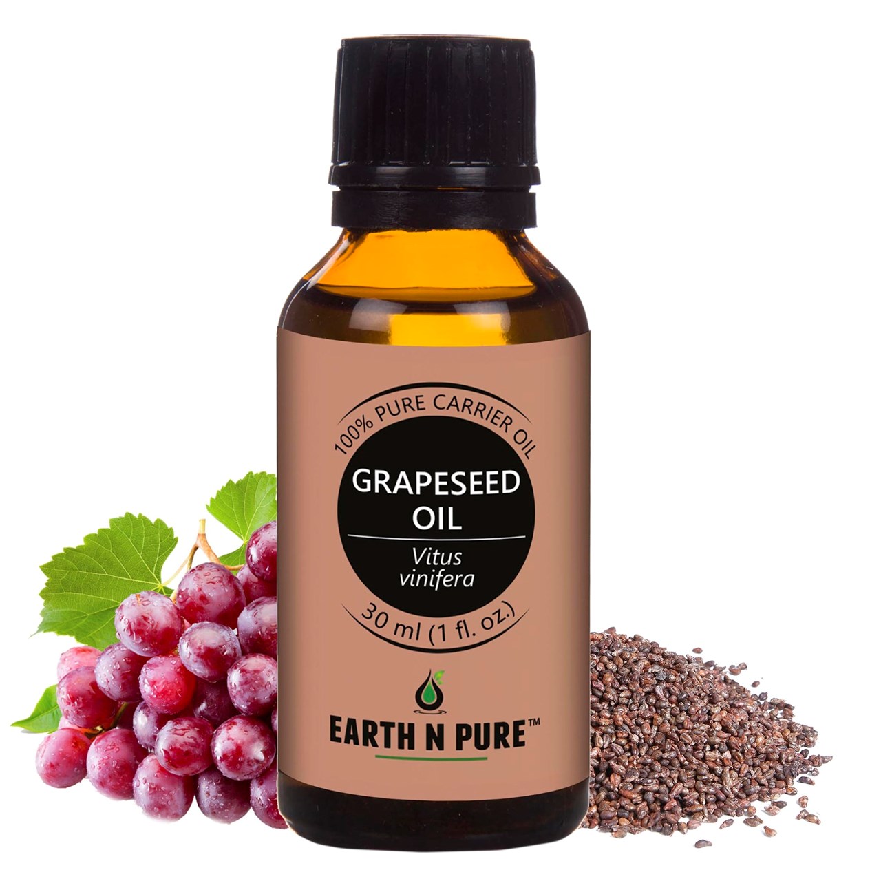 Picture of EARTH N PURE - Grapeseed Oil – 30 Ml