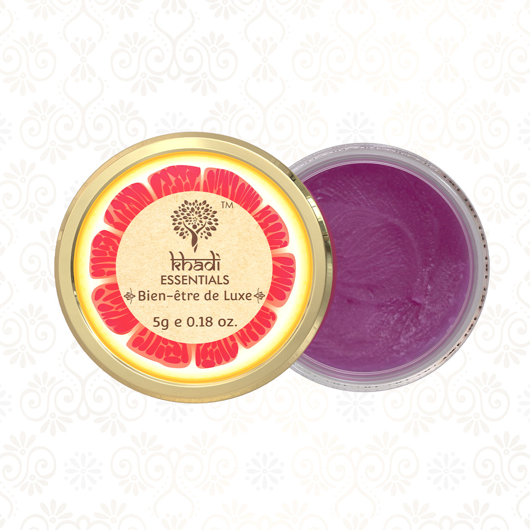 Picture of Khadi Essentials Wine Grapefruit Lip Butter - 5gm, 5g