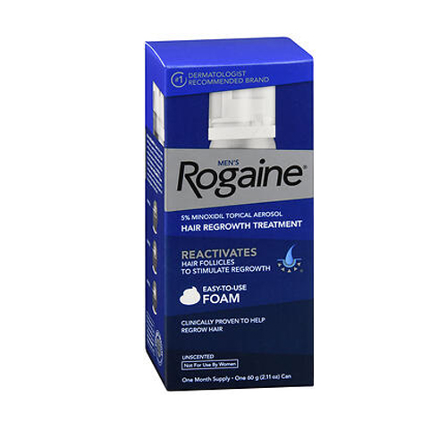 Rogaine Men Hair Regrowth Treatment Easy-To-Use Foam