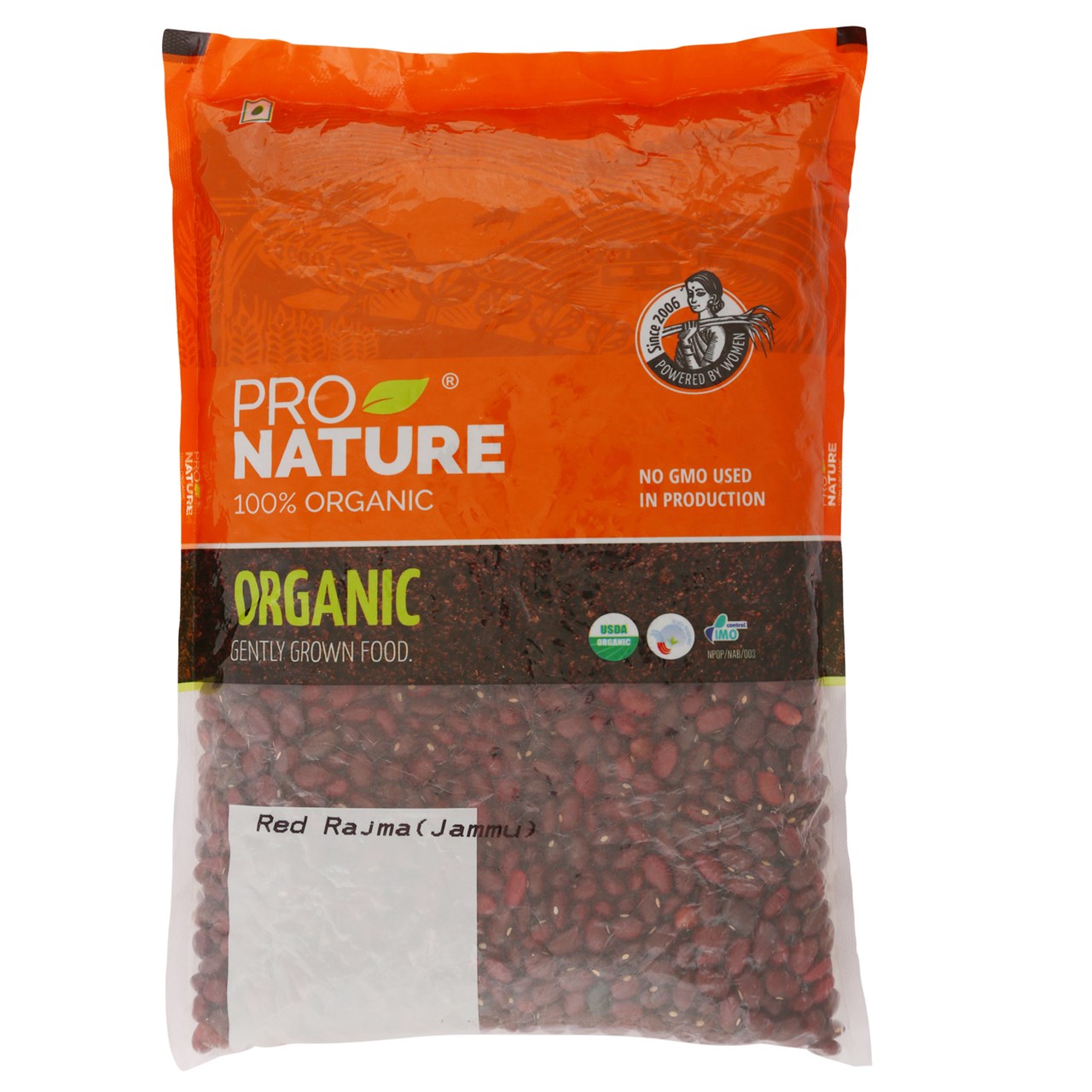 Pro Nature 100% Organic Red Rajma (Jammu) 500g