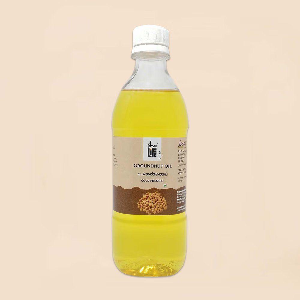Picture of Isha Life Natural Cold pressed Groundnut Oil (500ml)