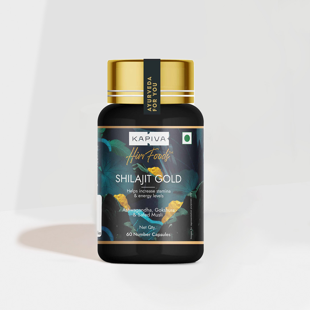 Picture of Kapiva Ayurveda Shilajit Gold Capsules - 60 CAPS