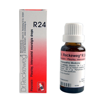 Picture of Dr. Reckeweg R24 22ml Pleurisy, Intercostal Neuralgia Drops