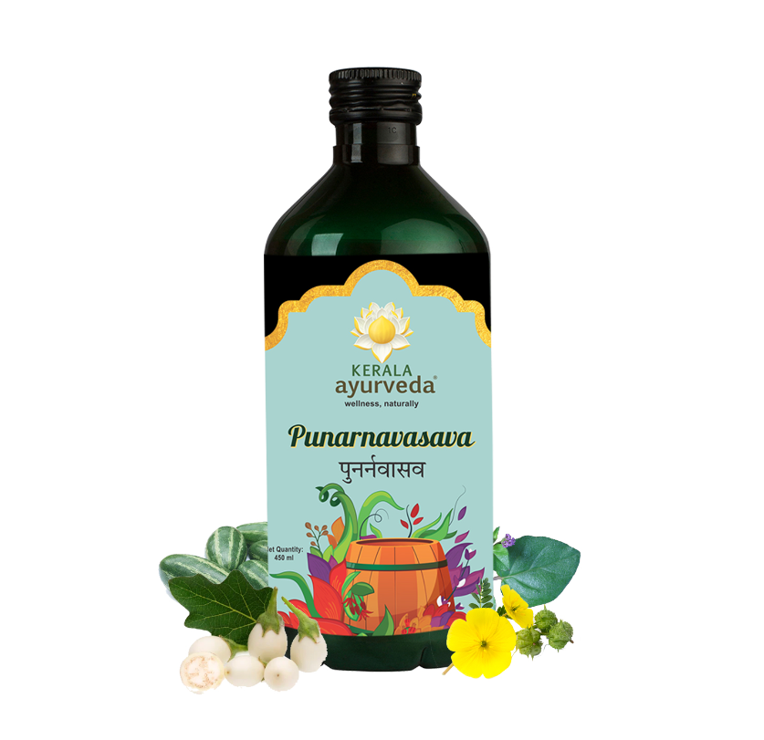 Picture of Kerala Ayurveda Punarnavasava (Asava) - 450 ML
