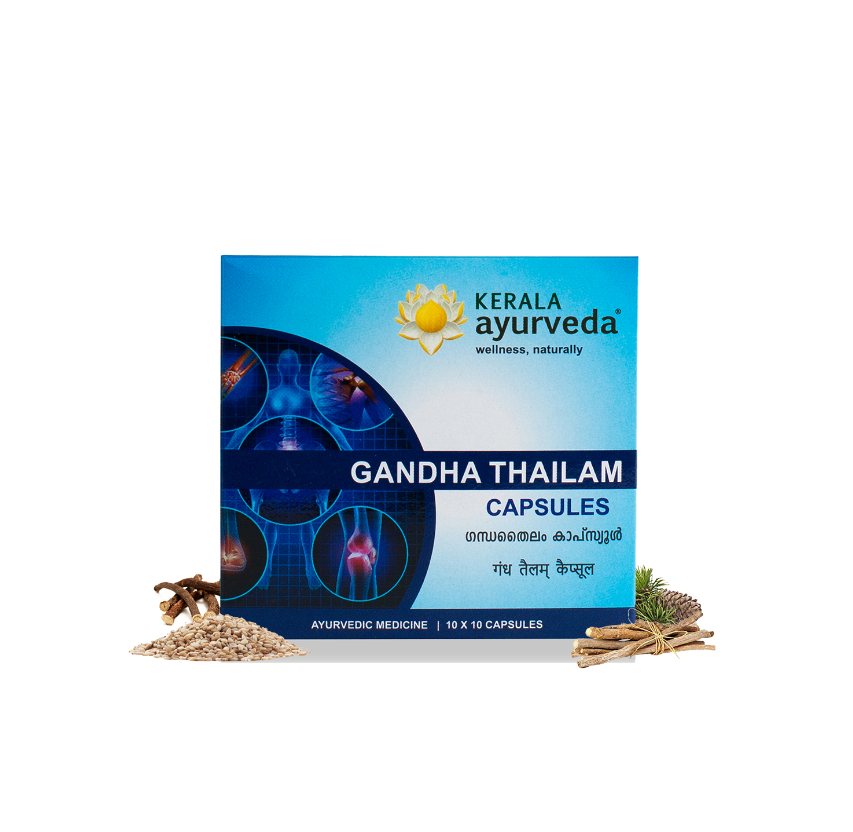 Picture of Kerala Ayurveda Gandha Thailam Capsules 100 Nos
