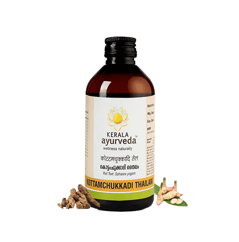 Picture of Kerala Ayurveda Kottamchukkadi Thailam (Oil) - 200 ML