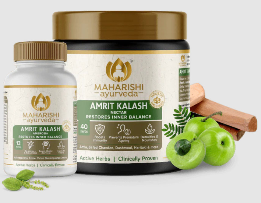 Picture of Maharishi Ayurveda Amrit Kalash 600 GM Nectar + 60 Tablets
