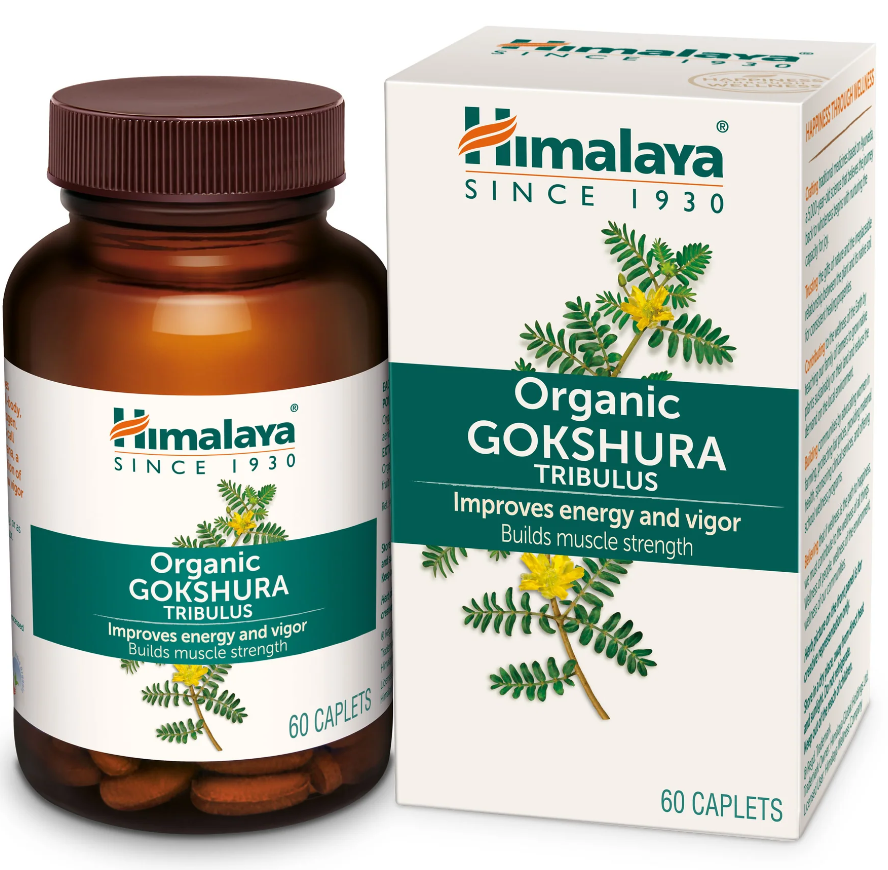 Picture of Himalaya Organic Gokshura Tribulus - 60 Caplets 