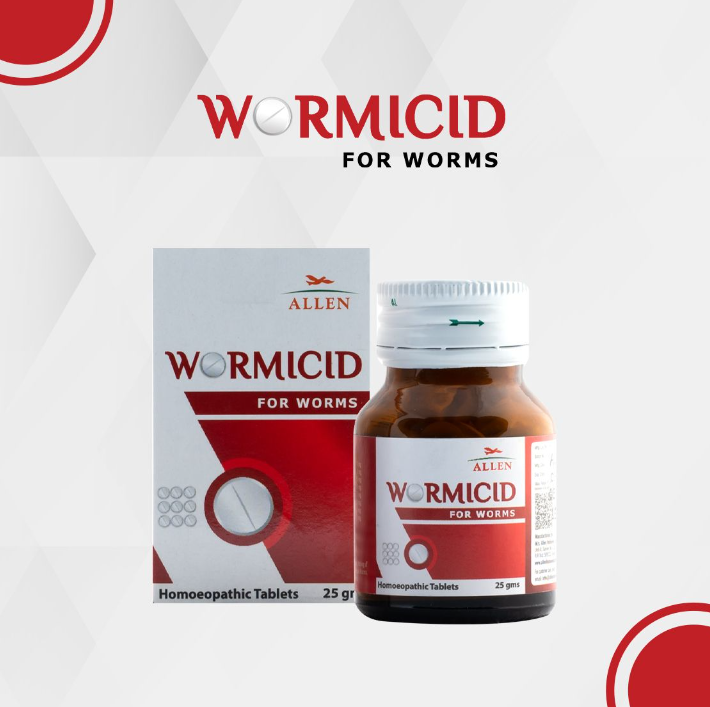 Picture of Allen Homeopathy Wormicid Tablets - 25 GM