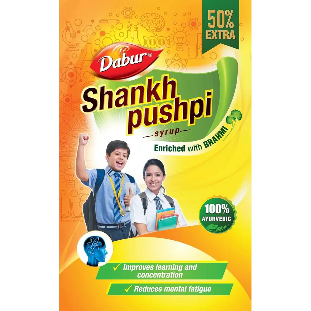 Picture of Dabur Shankhpushpi Syrup - 450 Ml+225ml free