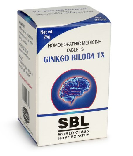 Picture of SBL Homeopathy Ginkgo Biloba Tablets - 1X - 25 GM