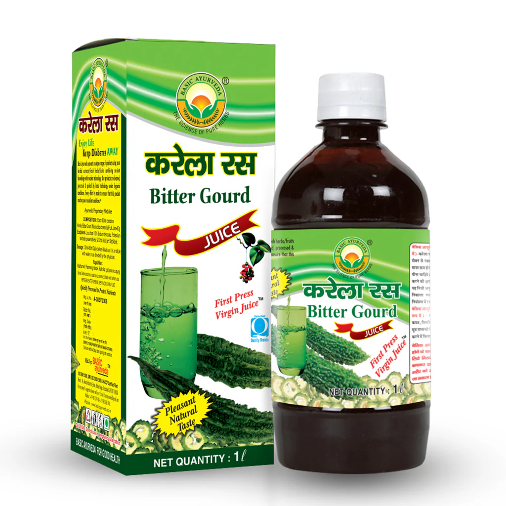Picture of Basic Ayurveda Bitter Gourd Juice - 1L