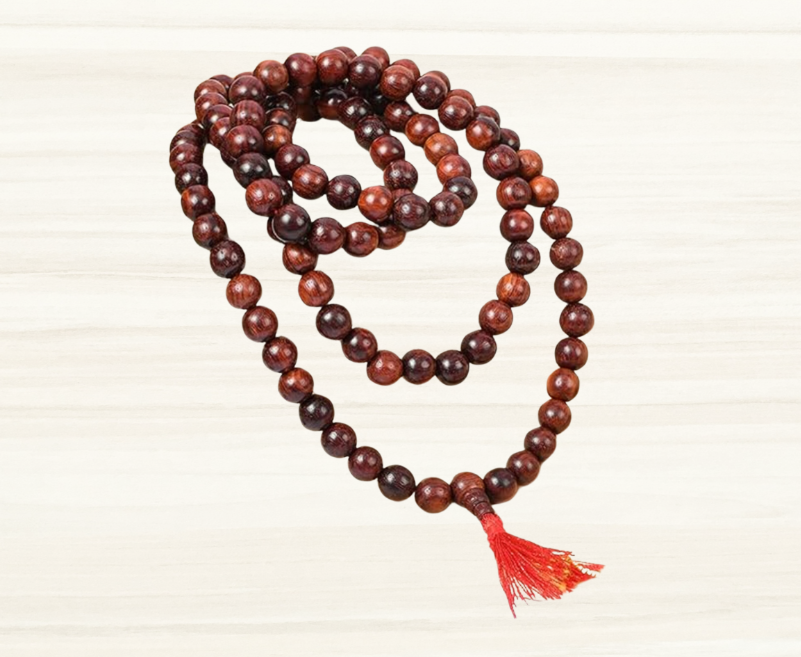 Picture of GowDurbar Red Sandalwood Mala - 5 MM