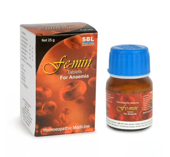 Picture of SBL Homeopathy Fe-min Tablets - 25 grams 