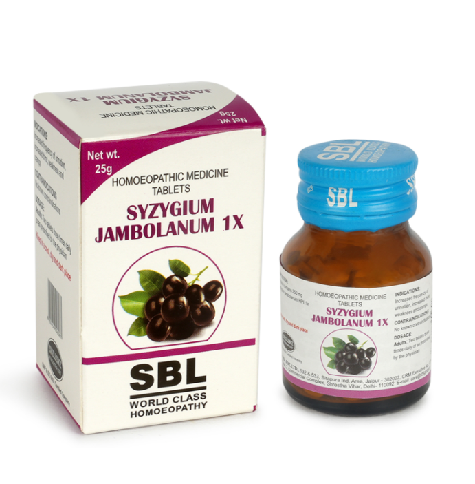Picture of SBL Homeopathy Syzygium Jambolinum Trituration Tablets - 25 GM - 1X