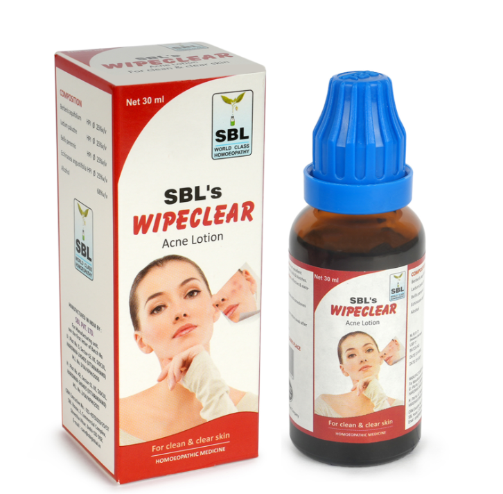 Picture of SBL Homeopathy Wipe Clear Acne Lotion - 30 ML
