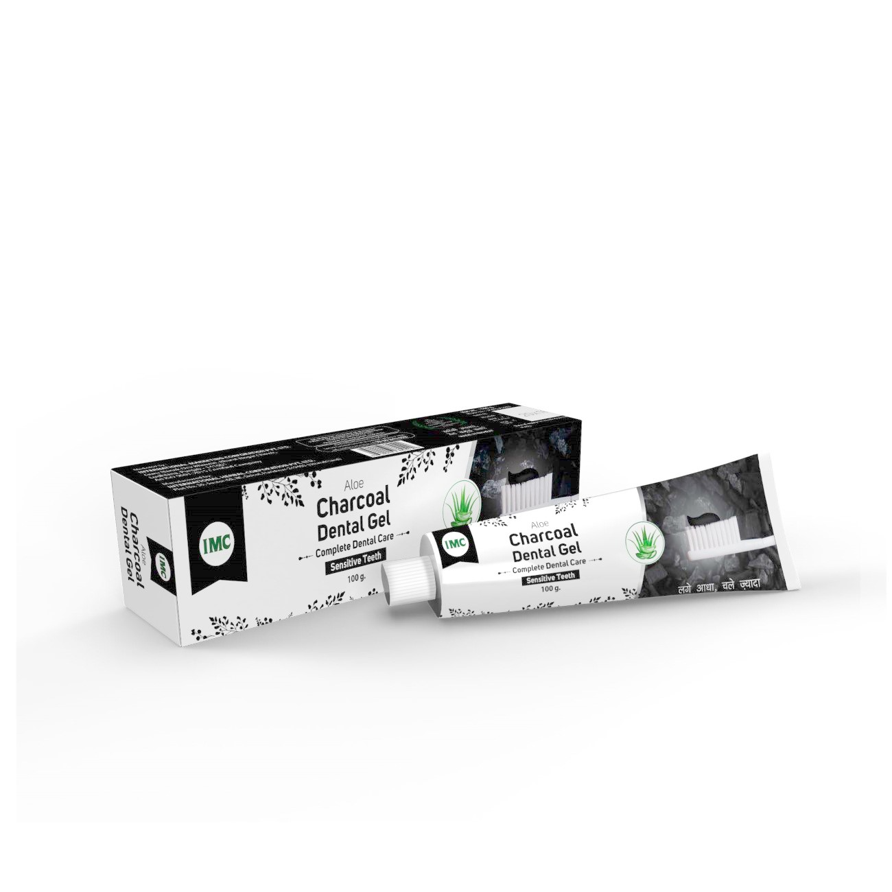 Picture of IMC Aloe Charcoal Dental Gel (100g)