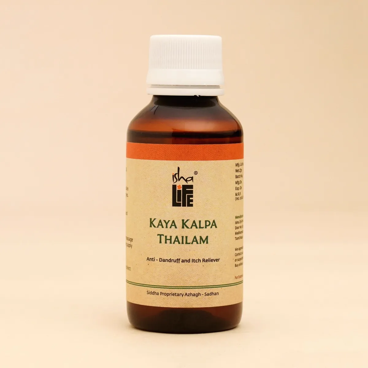 Picture of Isha Life Kaya Kalpa Thailam (Hair Oil), 100 ml.