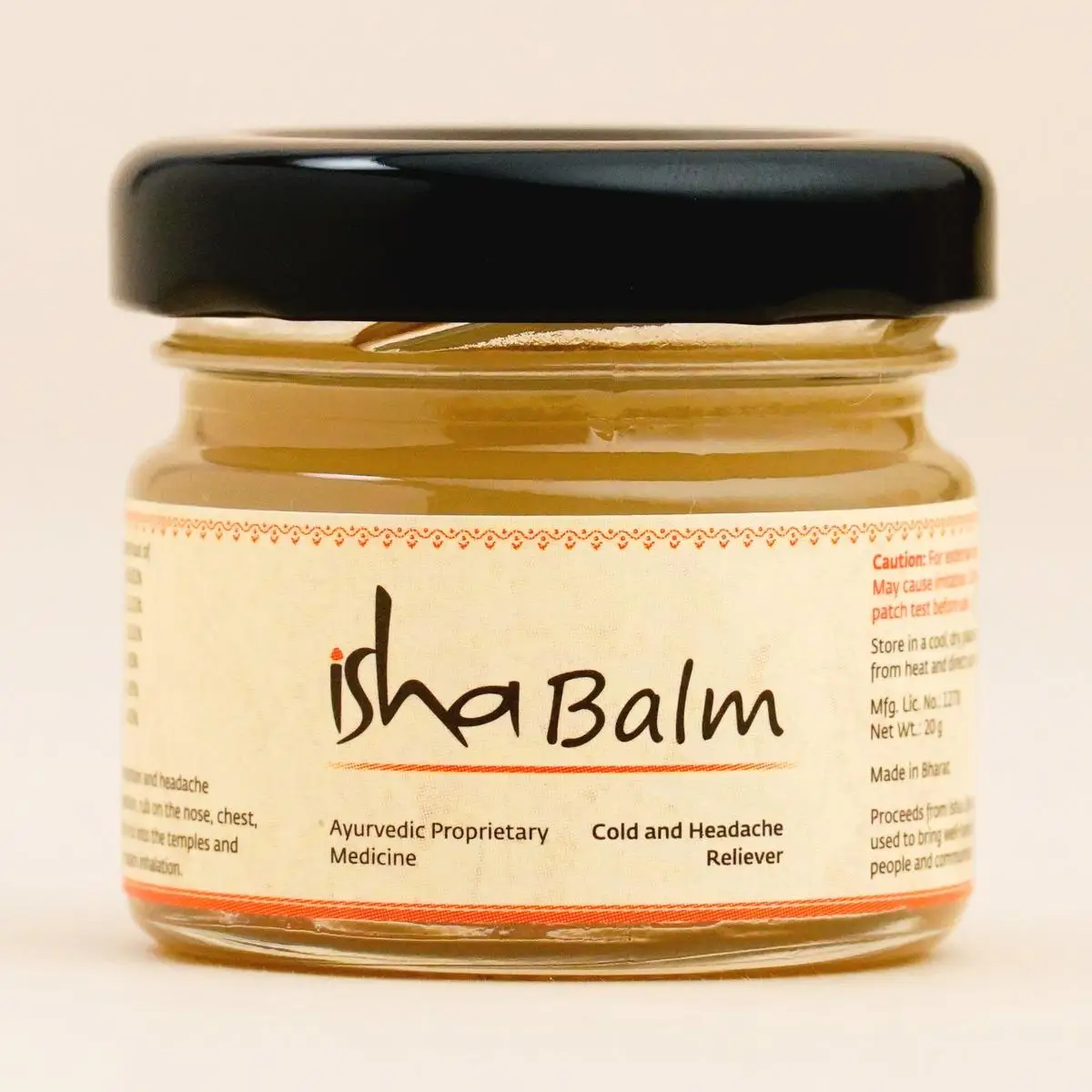 Picture of Isha Life Isha Balm (20gm). Ayurvedic balm for cold, headache & muscle pain.