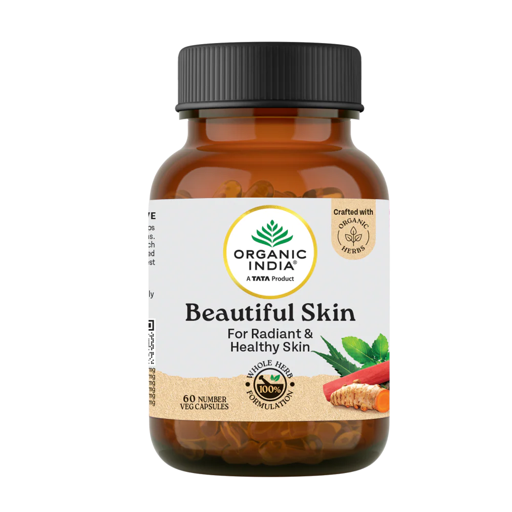 Picture of Organic India Beautiful Skin - 60 Capsules 