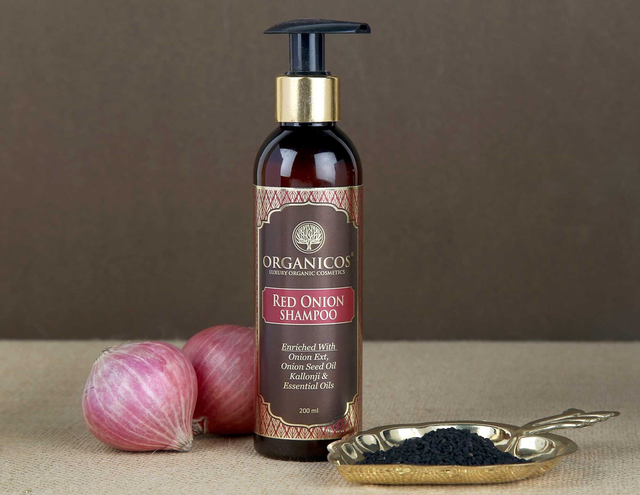 Picture of Organicos Red Onion Shampoo - 200 ML