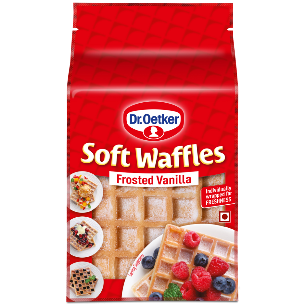 Picture of Dr. Oetker Soft Waffles Frosted Vanilla - 250 GM