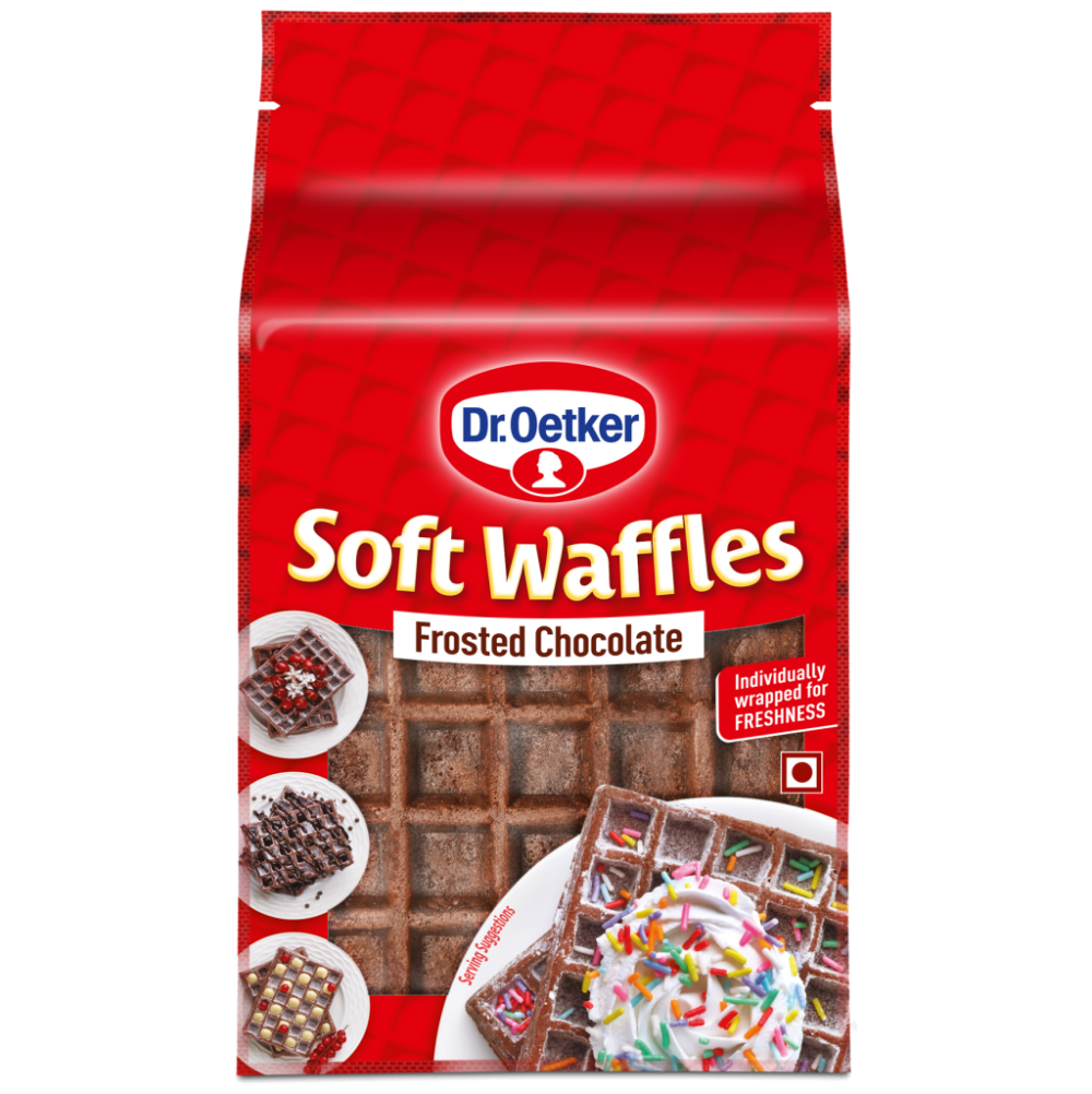 Picture of Dr. Oetker Soft Waffles Frosted Chocolate - 250 GM