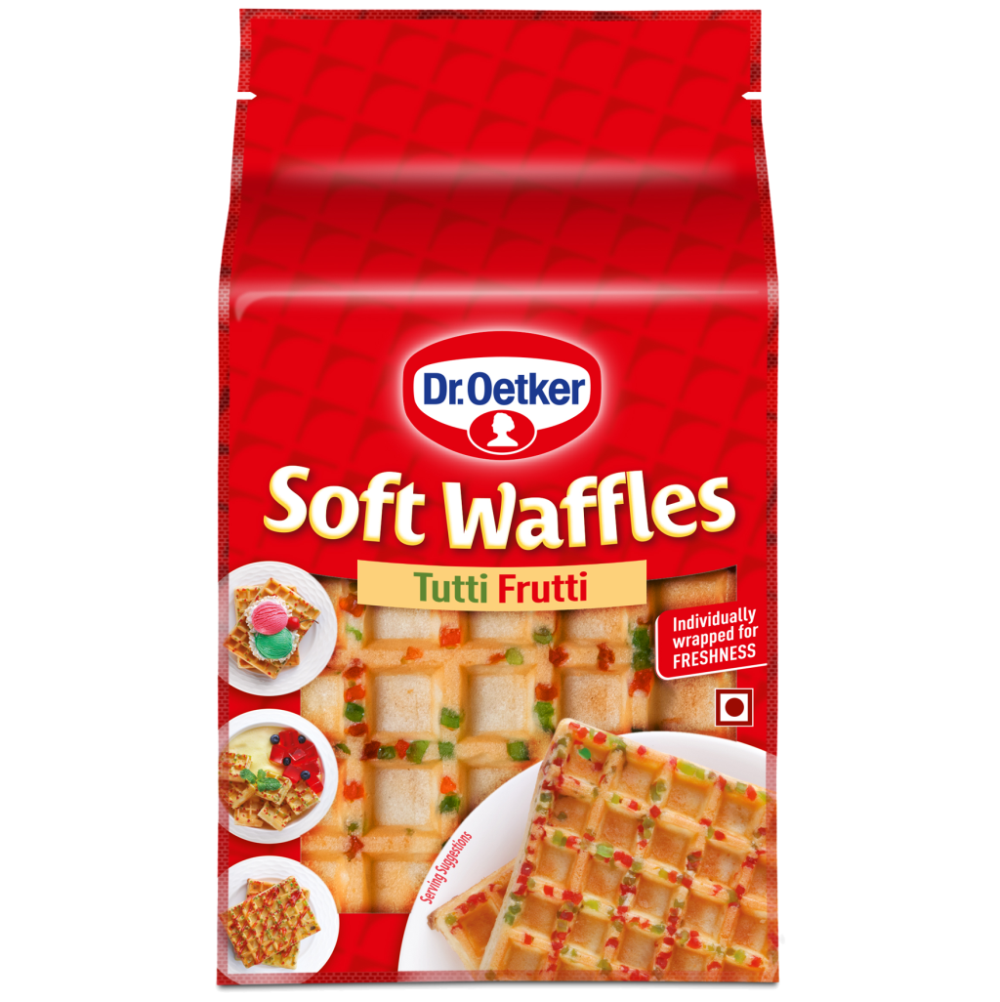 Picture of Dr. Oetker Soft Waffles Tutti Frutti - 250 GM