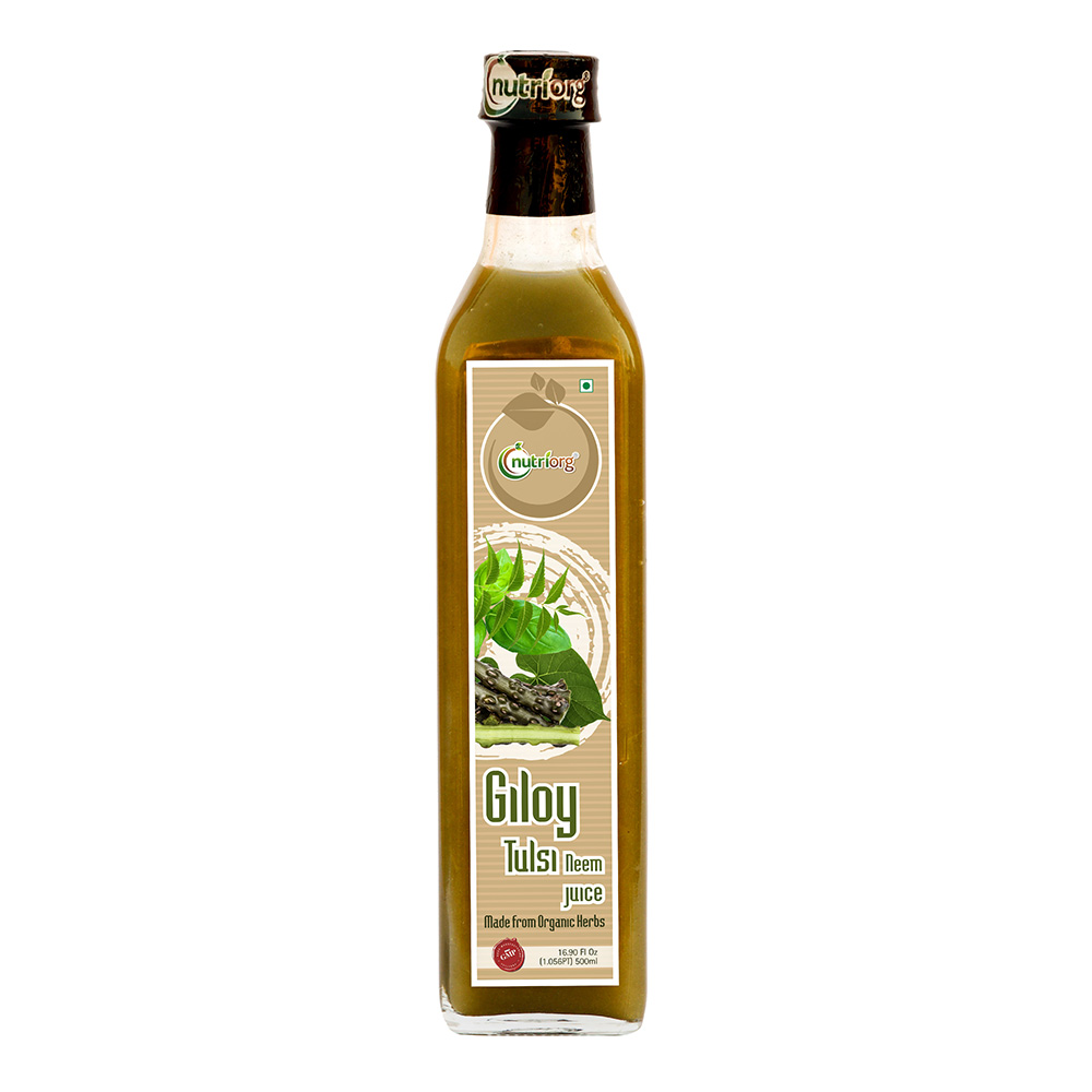 Picture of Nutriorg Giloy with Neem Tulsi Juice - 500 ml