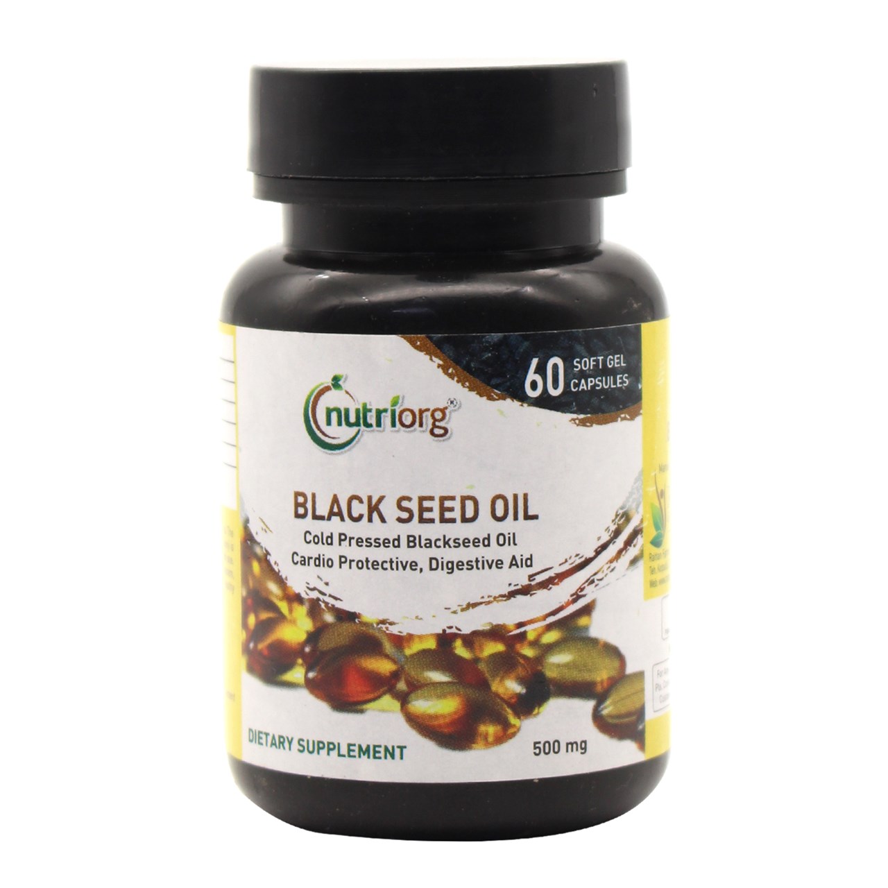 Picture of Nutriorg Blackseed oil soft gel - 60 Capsules
