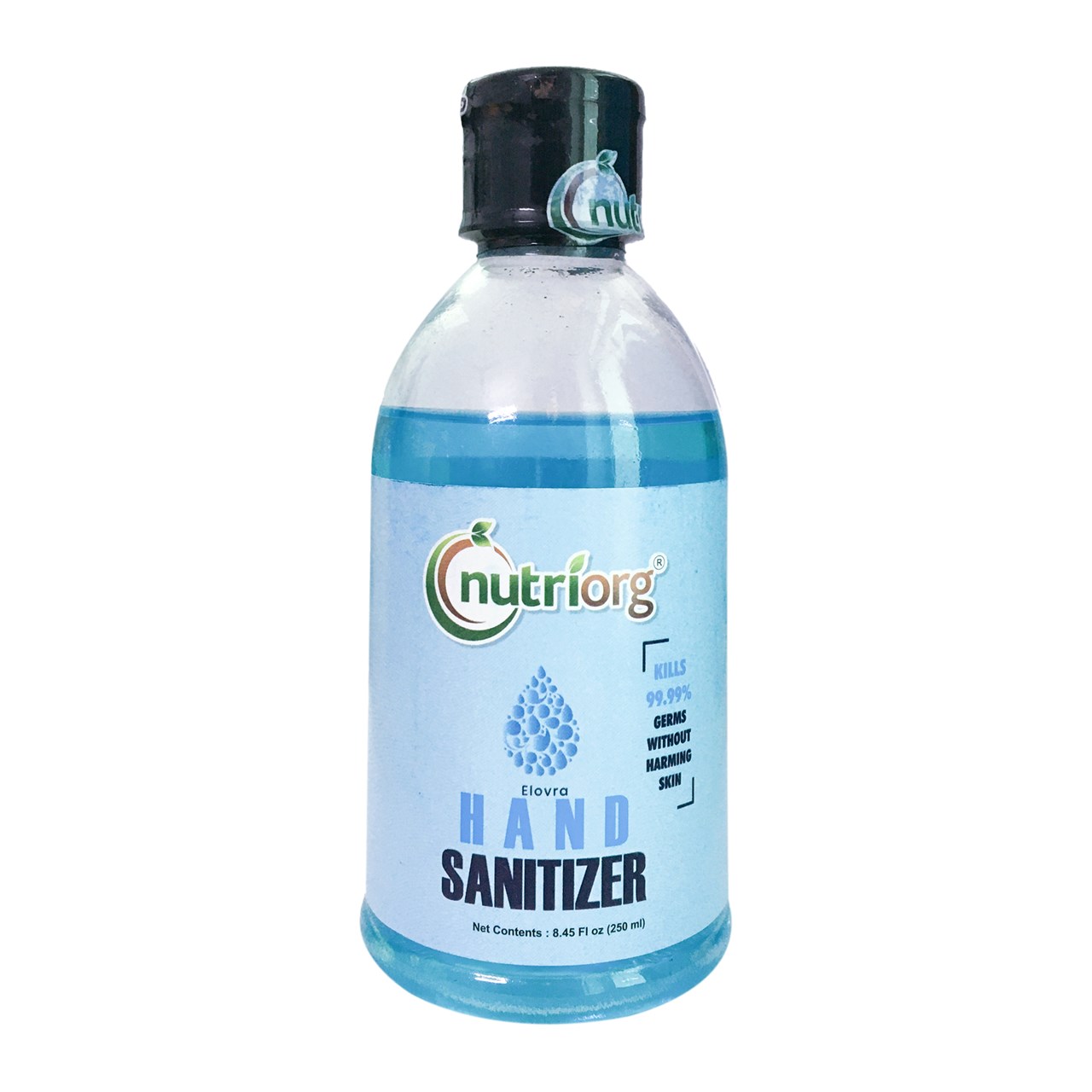 Picture of Nutriorg Elovr Liquid Hand Sanitizer 250 ml( Pack of 2)