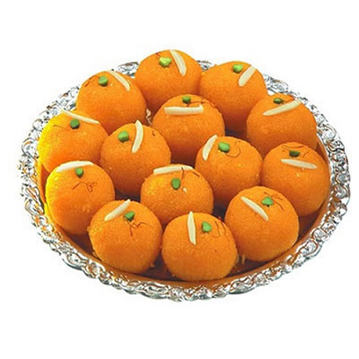 Picture of Pulla Reddy MotiChoor Ladoo - 400 grams