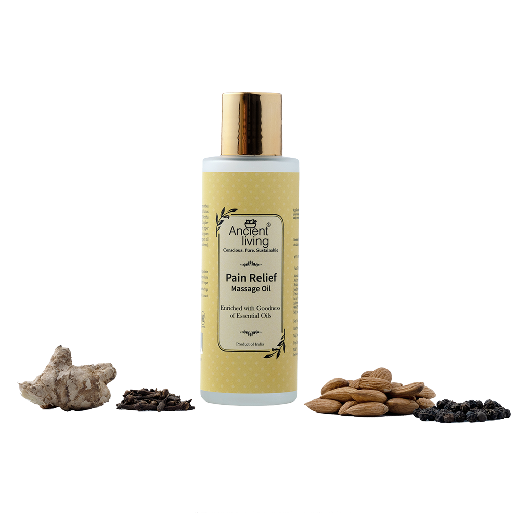 Picture of Ancient Living Pain Relief Oil - Glass Bottle - 100 ml