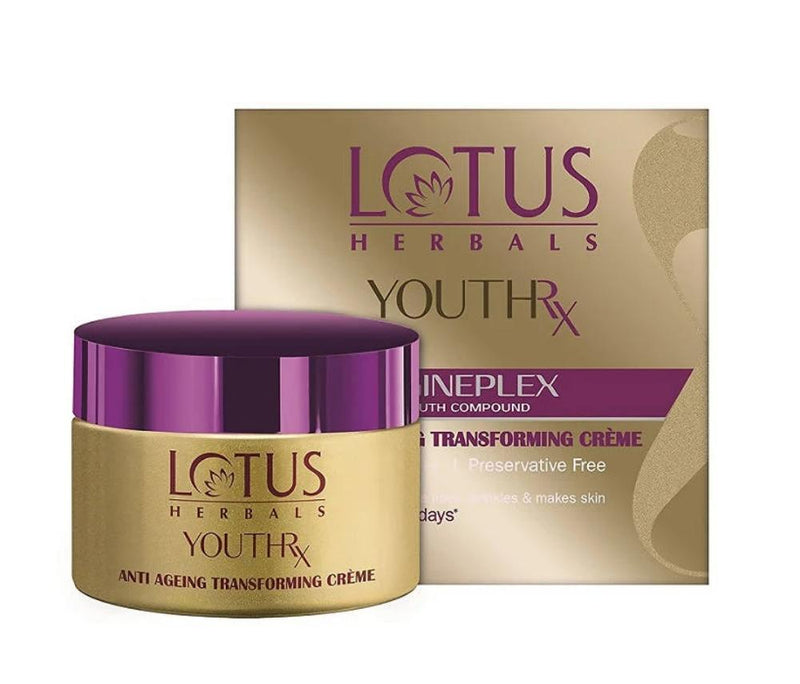 Picture of Lotus Herbals Youth Rx Anti-Aging Transforming Creme – SPF 25, PA +++ - 50 GM